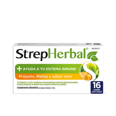 Strepherbal hunaja & propolis 16 kpl - STREPSILS
