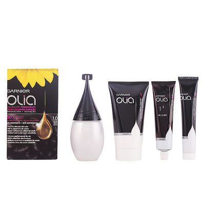 Olia värjäys kestävä #1,0 musta ebano set - GARNIER