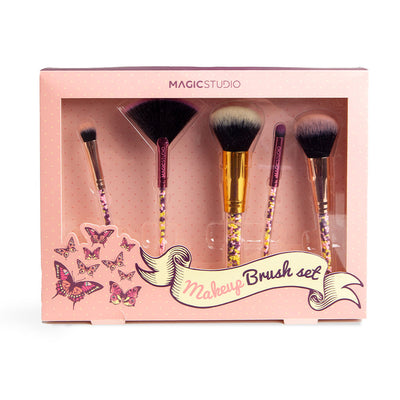 Pin up makeup brush -setti, 5 kpl - MAGIC STUDIO