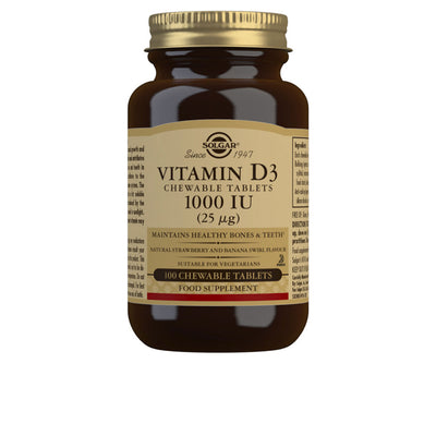 Vitamin D3 1000 Iu 25 ΜG Chewable Tablets 100 U