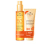 Nuxe sun tanning oil face and body spf50 pack 2 kpl