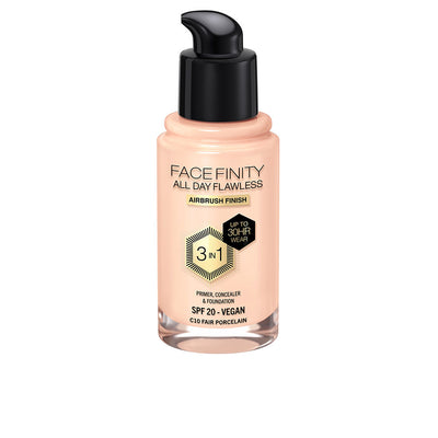 Facefinity all day flawless 3 in 1 -meikkivoide #c10-fair porcelain 30 ml - MAX FACTOR