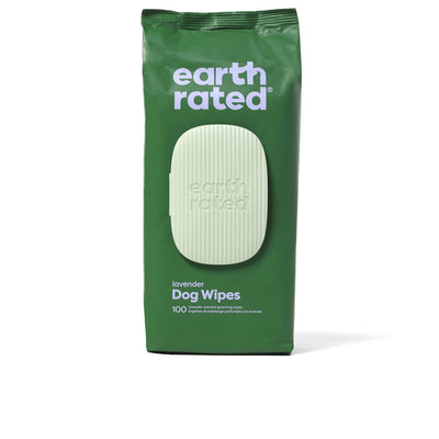 Pet wipes bio #lavender 100 kpl - EARTH RATED