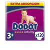 Dodot activity extra koko 3 vaipat 6-10 kg 120 kpl