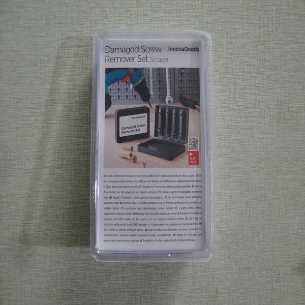 InnovaGoods Ruuvin Poistotyökalu 4 osaa