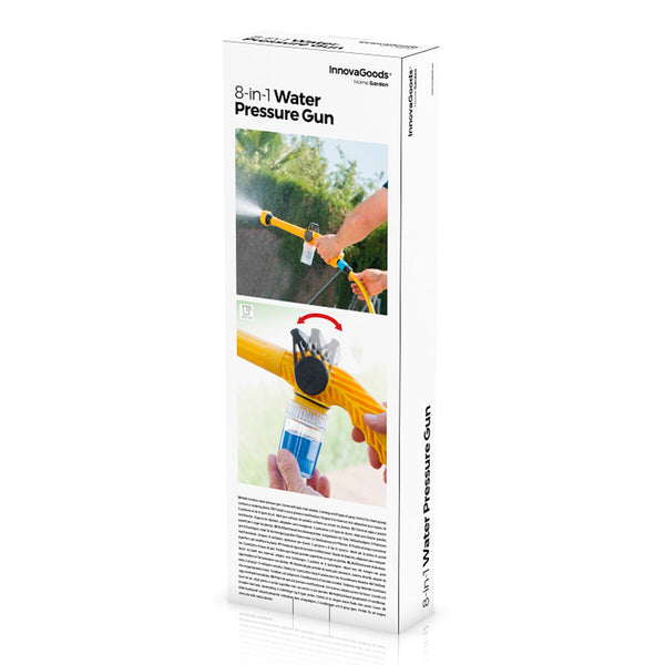 InnovaGoods 8-in-1 Painesuihkupistooli Säiliöllä