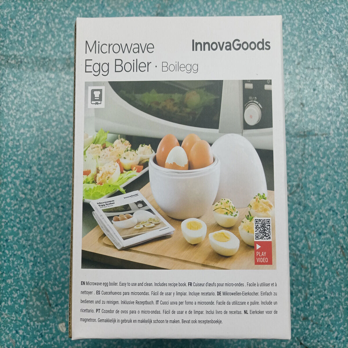 InnovaGoods Munankeitin Mikroon Reseptivihkosella