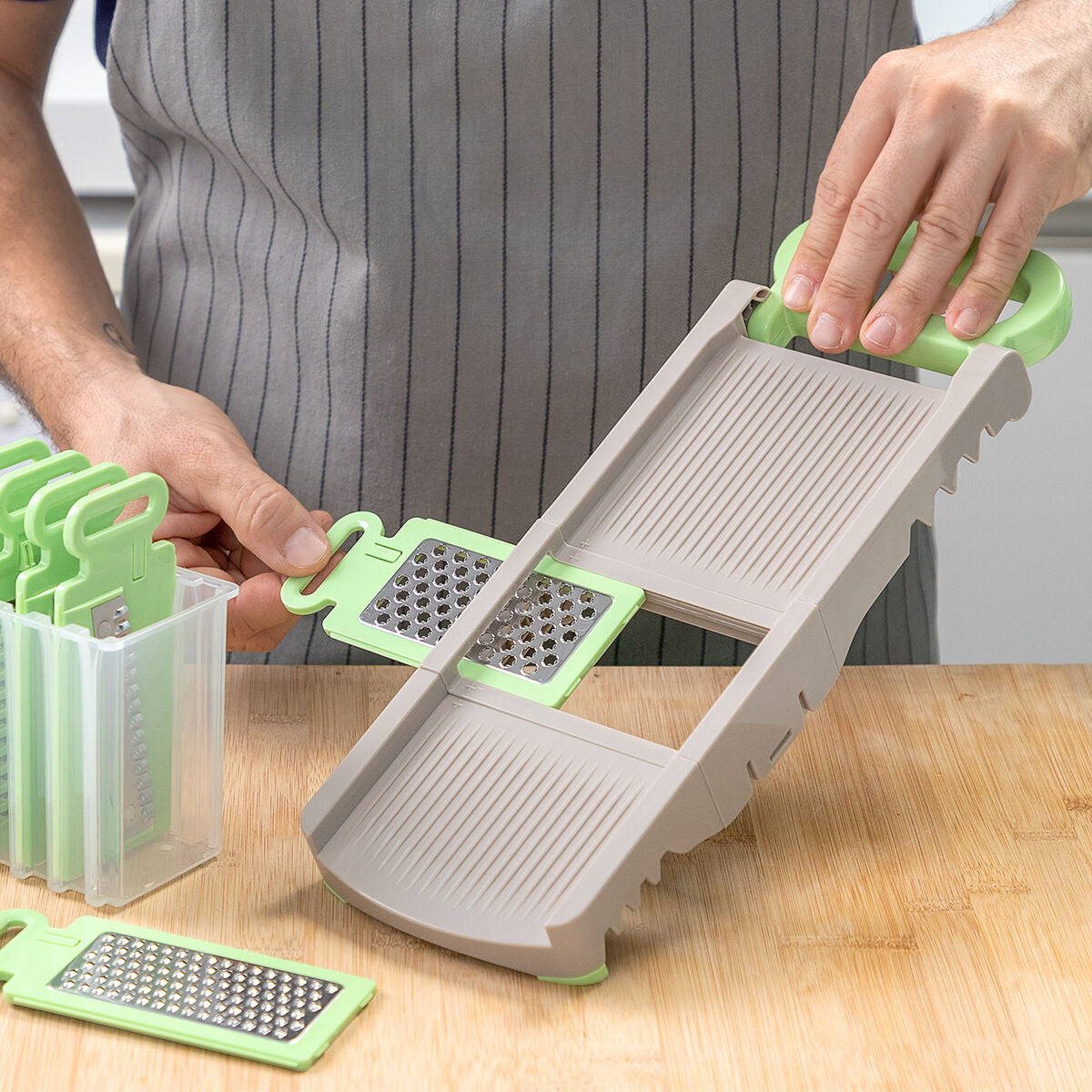 InnovaGoods 6-in-1 Taitettava Mandoliiniraastin