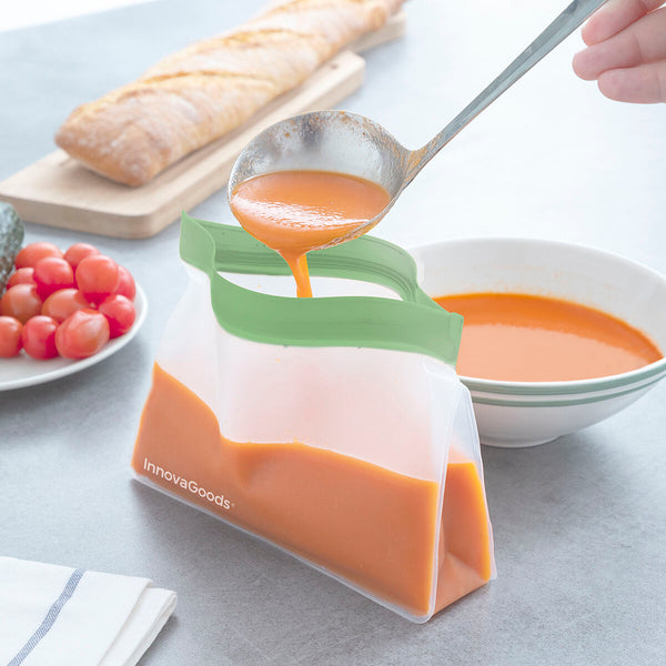 Uudelleenkäytettävät Ilmatiiviit Pussit 6 kpl