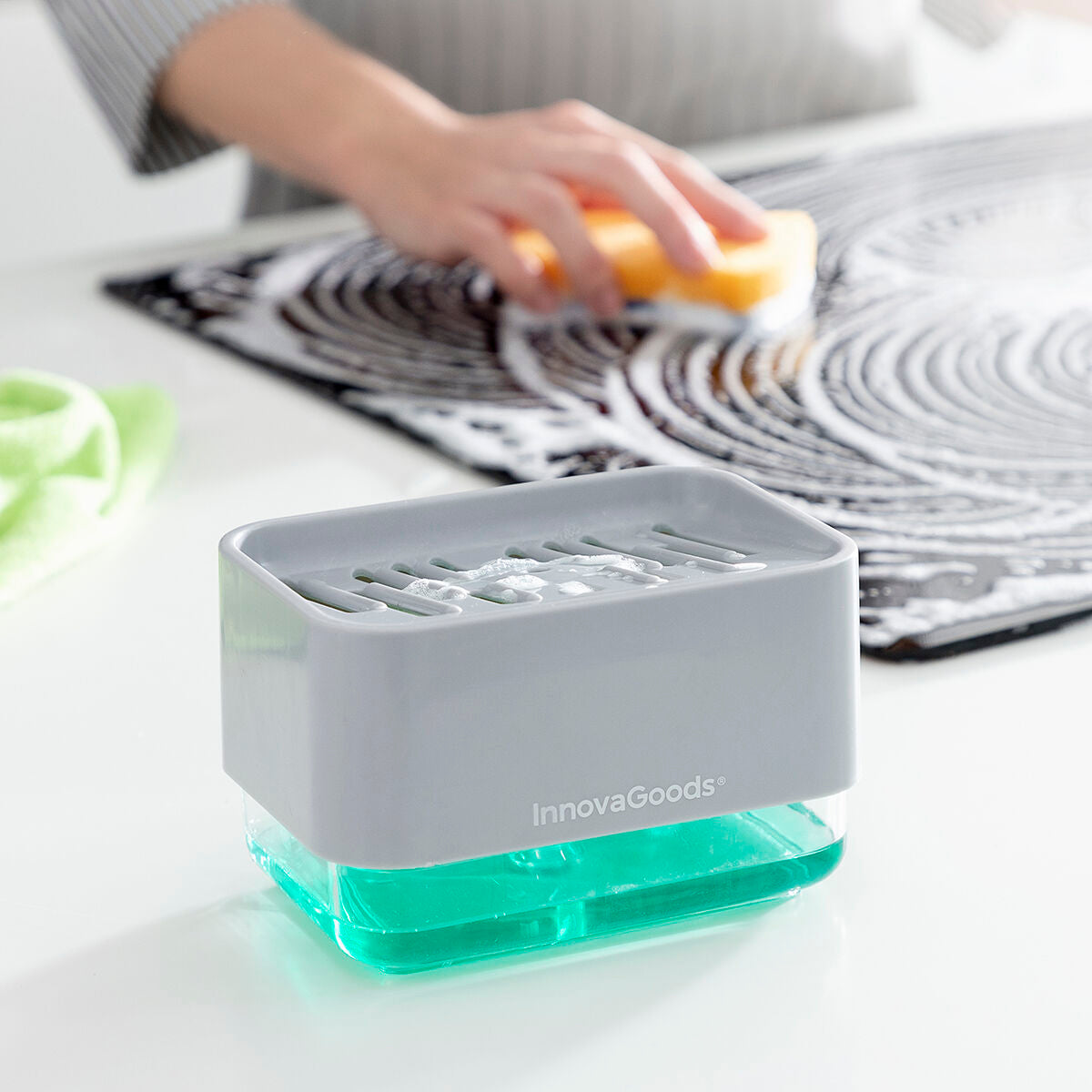 InnovaGoods 2-in-1 Pesuaineannostelija Keittiöön