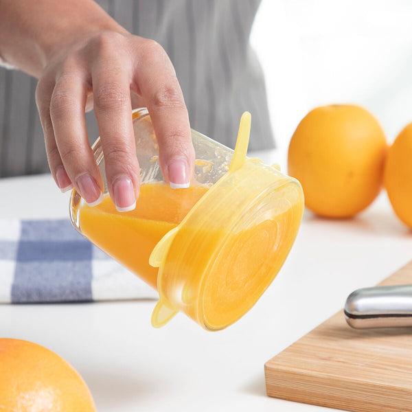 InnovaGoods 10 Uudelleenkäytettävää Silikonikantta