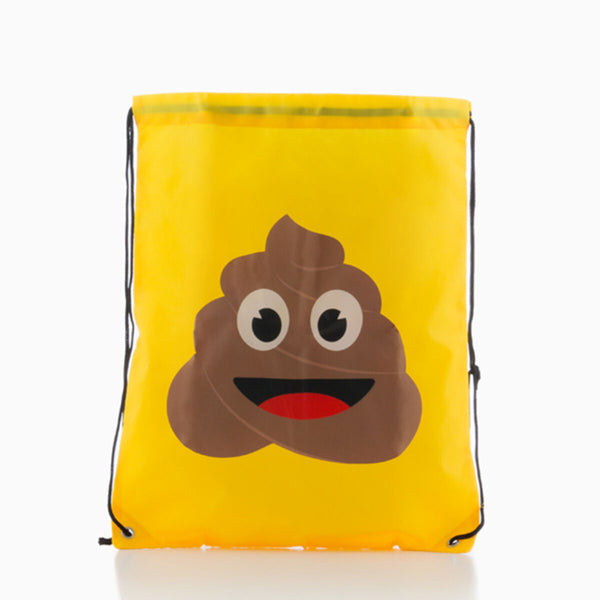 Keltainen Koululaukku Emojikuviolla