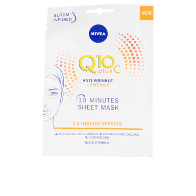 Q10+ vitamina c anti-ryppy+energiaa lisäävä kasvonaamio 1 kpl - NIVEA