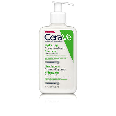 Hydrating cream-to-foam puhdistusvaahto normaalille ja kuivalle iholle 236 ml - CERAVE