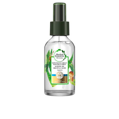 Botanicals aloe & argan hiustenkorjausöljy 100 ml - HERBAL
