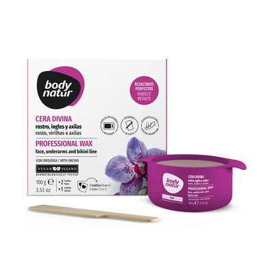 Divine wax kasvoille, englannille ja kainaloille orkidean kanssa 100 gr - BODY NATUR