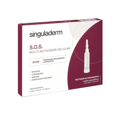 Singuladerm s.o.s. shine 4 x 10,5 ml - SINGULADERM