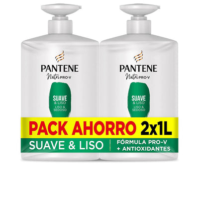 Soft and smooth shampoo lot 2 x 1000 ml - PANTENE