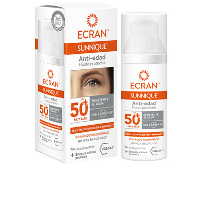 Ecran sunnique anti-aging kasvojen spf50+ 50 ml - ECRAN