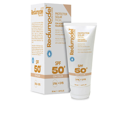 Sun care värillinen kasvoaurinkovoide spf50+ 50 ml - REDUMODEL