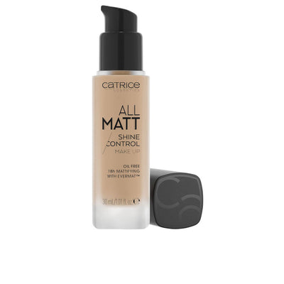 All matt shine control meikki #027n-neutral amber beige - CATRICE