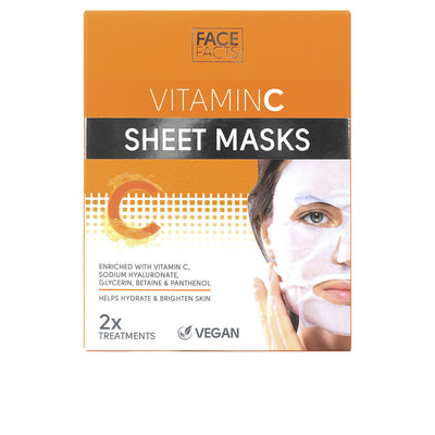 Vitaminc kangasnaamiot 2 x 20 ml - FACE FACTS