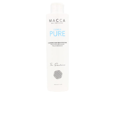 Clean & pure puhdistusmaito herkälle iholle 200 ml - MACCA