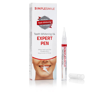 Simplesmile® teeth whitening x4 expert kynä 1 kpl - BECONFIDENT