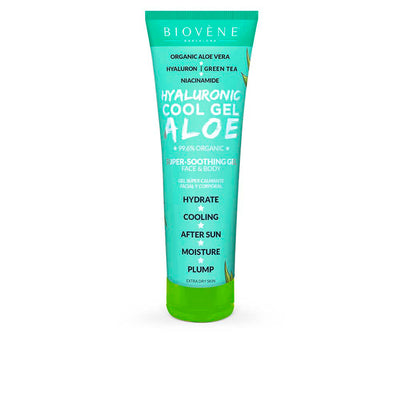 Hyaluronic cool gel aloe super-rauhoittava geeli kasvoille & vartalolle 200 ml - BIOVÈNE