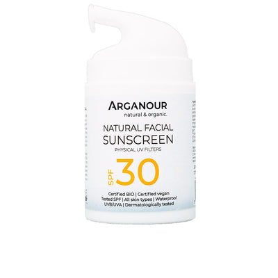 Natural&organic kasvoille tarkoitettu aurinkovoide spf30 50 ml - ARGANOUR