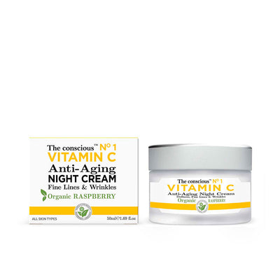 Vitamin c anti-aging yövoide, luomuvadelma, 50 ml - THE CONSCIOUS