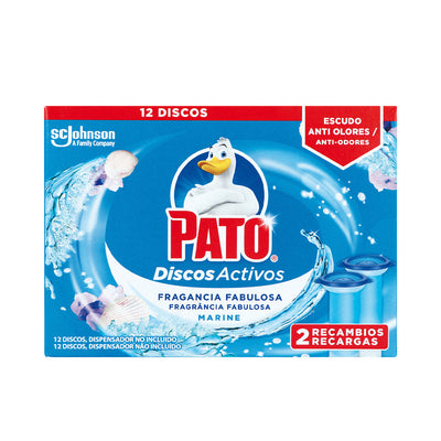 Duck wc active discs x 2 varaosat #marine freshness 12 kpl - PATO