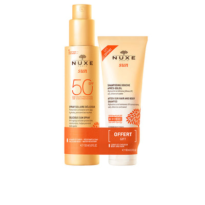 Nuxe sun spray delicious kasvoille ja vartalolle spf50 lot 2 pz - NUXE