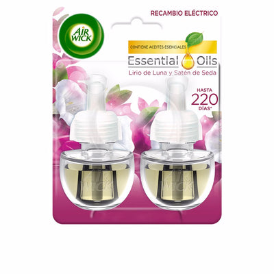 Air-wick sähköinen ilmanraikastimen täyttöpakkaus #moon lily ja silkki-satiini 2 x 19 ml - AIR-WICK