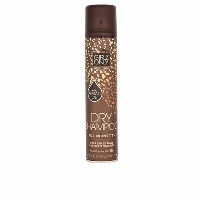 Dry shampoo bruneteille arganöljyllä 200 ml - GIRLZ ONLY