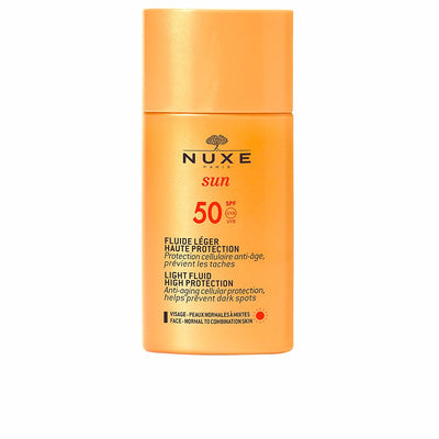 Nuxe sun kevyt kasvovoide korkea suoja spf50 50 ml - NUXE