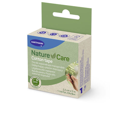Nature&care puuvilla side 2.5 cm x 5 m 1 kpl - HARTMANN