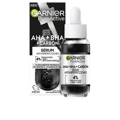 Pure active aha + bha + carbón seerumi epäpuhtauksia vastaan 30 ml - GARNIER