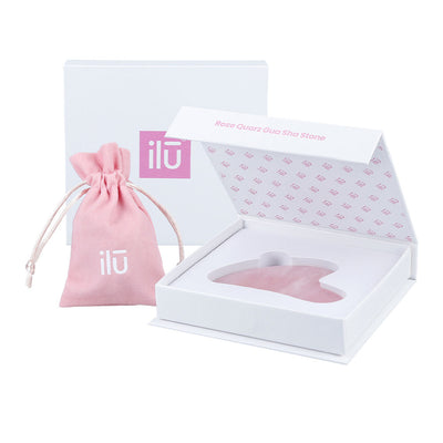 Gua sha stone #roosa kvartsi 1 kpl - ILU