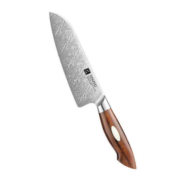 XINZUO Jiang Damaskus Santokuveitsi, 18 cm