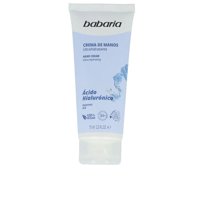 Hyaluronic acid ultra-hydrating käsivoide 75 ml - BABARIA