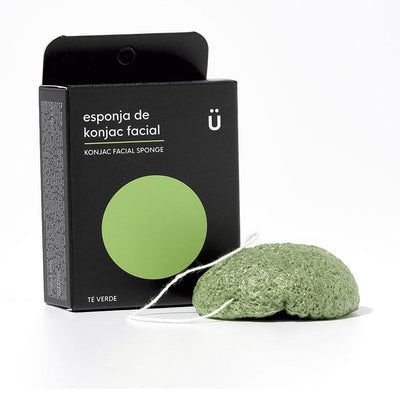 Konjac kasvojen sponge vihreä tee 15 gr - NATURBRUSH