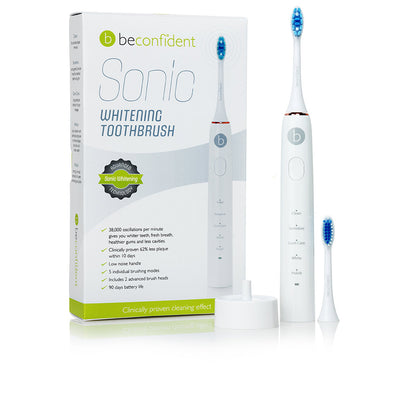 Sonic sähköinen valkaiseva hammasharja #white/rose gold 1 kpl - BECONFIDENT