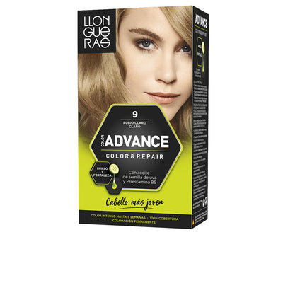 Color advance #9-vaalea vaalea blondi 1 kpl - LLONGUERAS