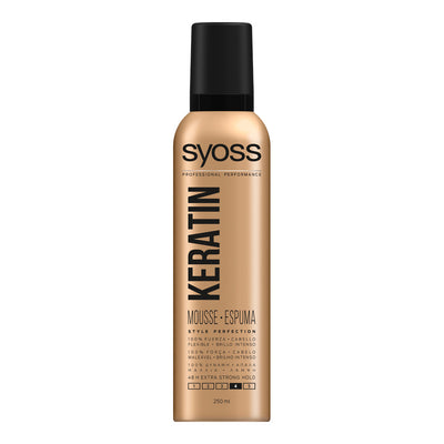 Keratin mousse joustava ja kiilto 250 ml - SYOSS