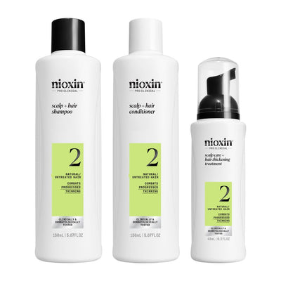System 2 - Kit - Treatment For Natural Hair With Advanced Thinning 3 Units