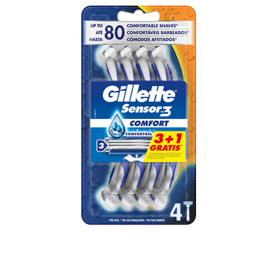 Sensor3 comfort kertakäyttöinen partaterä 4 kpl - GILLETTE