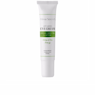 Eye cream antiedad avokadon, vihreän teen & kofeiinin kanssa 10 ml - ALMA SECRET