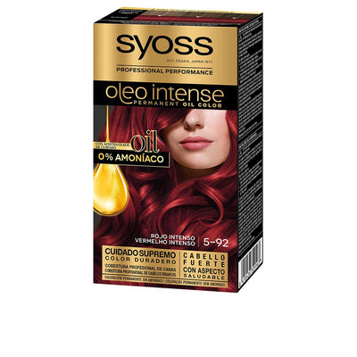 Oleo intense ammoniakiton hiusväri #5.92-intense red 5 kpl - SYOSS