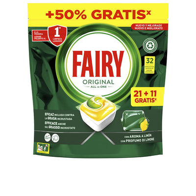 Fairy all in 1 lemon astianpesukone turvallinen 32 kapselia - FAIRY